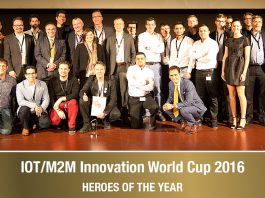 3,2,1, the winners of the IOT / M2M Innovation World Cup are…