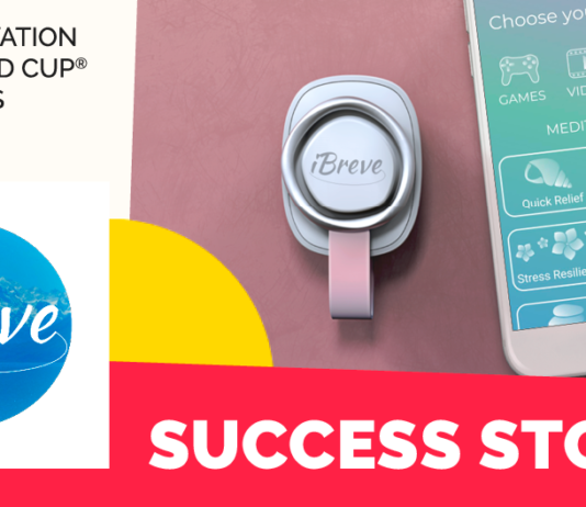 iBreve – Wearable helping you to relax, tracks stress & monitor your breathing