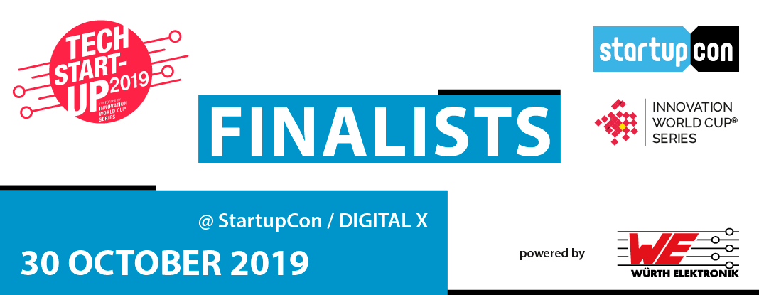 Finalists_Tech Startup 2019_StartupCon_Innovation World Cup