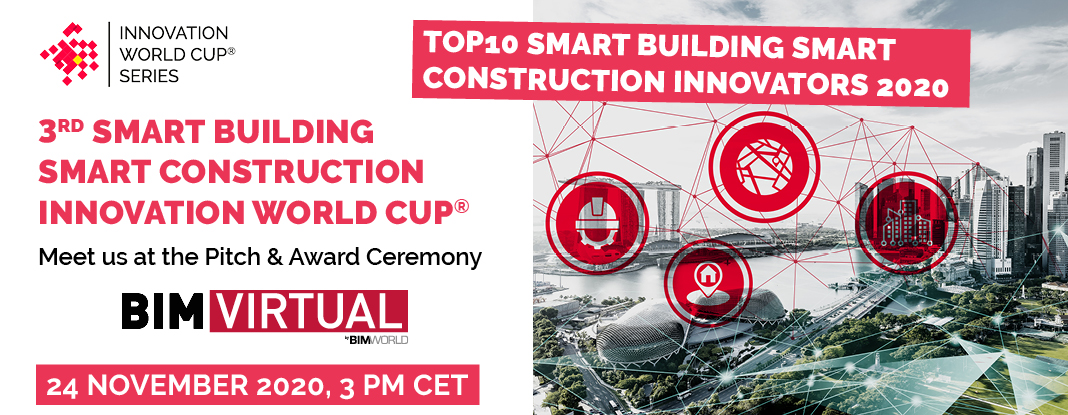 TOP10 Smart Building Smart Construction Innovators 2020 of 3rd Smart Building Smart Construction Innovation World Cup