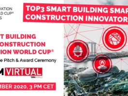 AND THE WINNER OF THE SMART BUILDING / SMART CONSTRUCTION INNOVATION WORLD CUP® 2020 IS… Smart Building Smart Construction Innovation World Cup 2020