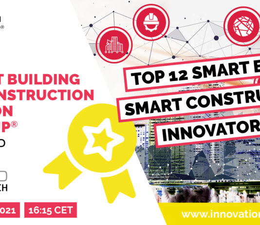 Meet the TOP12 Smart Building / Smart Construction Innovators 2021 TOP12 Smart Building Smart Construction Innovators 2021 BIM World MUNICH