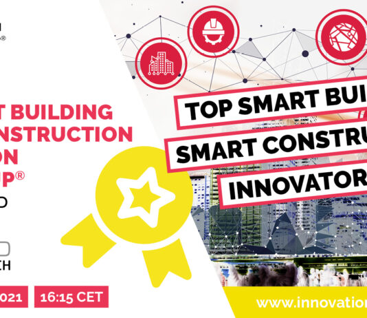 MEET THE WORLD’S TOP SMART BUILDING / SMART CONSTRUCTION INNOVATORS 2021! TOP Smart Building Smart Construction Innovators 2021 - BIM World MUNICH