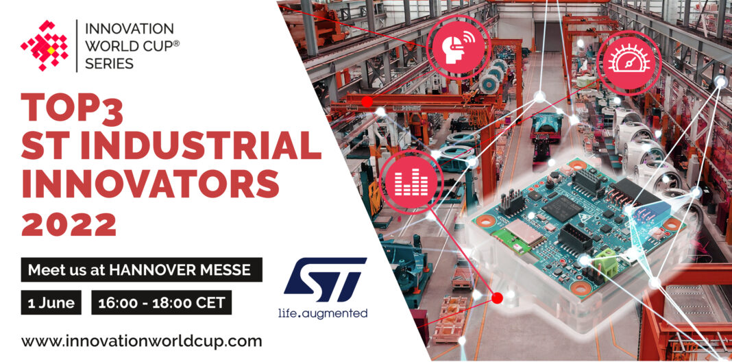Top3 ST Industrial Innovators 2022 at HANNOVER MESSE