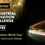 THE WINNER OF THE ST INDUSTRIAL INNOVATION CHALLENGE ANNOUNCED AT HANNOVER MESSE 2022 Winner of the ST Industrial Innovation Challenge 2022 - 13th IoT Innovation World Cup at Hannover Messe