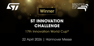 STMicroelectronics Announces Winner of ST Innovation Challenge at HANNOVER MESSE